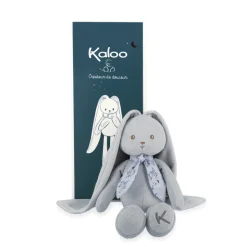 Doudou lapinoo 35 cm bleu
