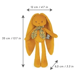 Doudou lapinoo 35 cm ocre
