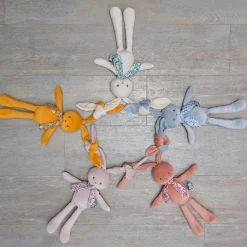 Doudou lapinoo 35 cm ocre