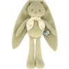 Doudou lapinoo 25 cm vert