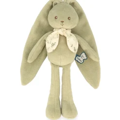 Doudou lapinoo 25 cm vert
