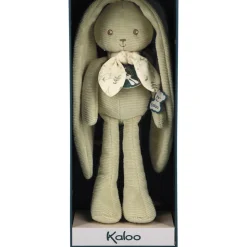 Doudou lapinoo 25 cm vert