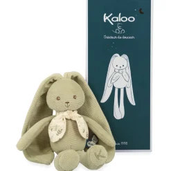 Doudou lapinoo 25 cm vert