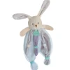 Doudou lapin poupi nature