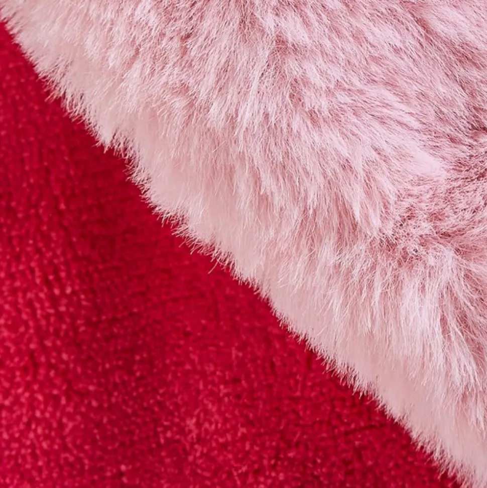 Doudou lapin poupi rose