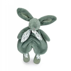 Doudou lapin vert sauge lapin doudou 29 cm