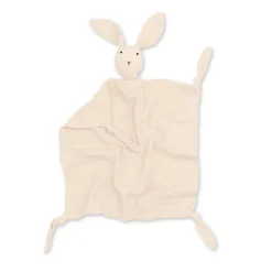 Doudou lapin 40x40 cm ecru