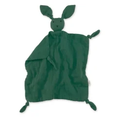 Doudou lapin 40x40 cm kaki