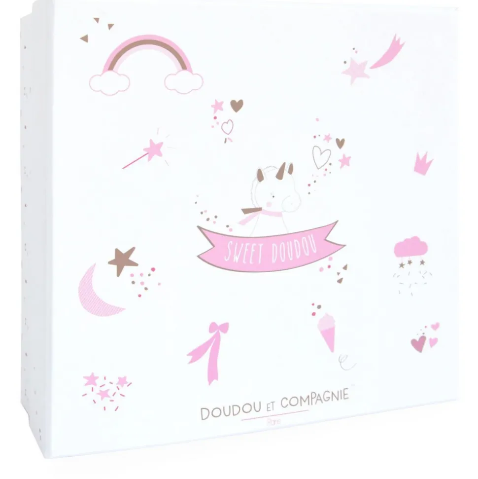 Doudou licorne or
