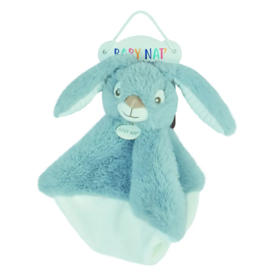 Doudou malow - bleu ciel