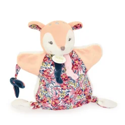 Doudou marionnette boh'aime faon 25 cm