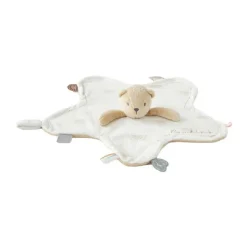 Doudou marionnette kendi en veloudoux beige