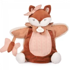 Doudou marionnette mina la renarde 25 cm