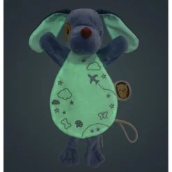 Doudou marionnette phosphorescente jules le chien