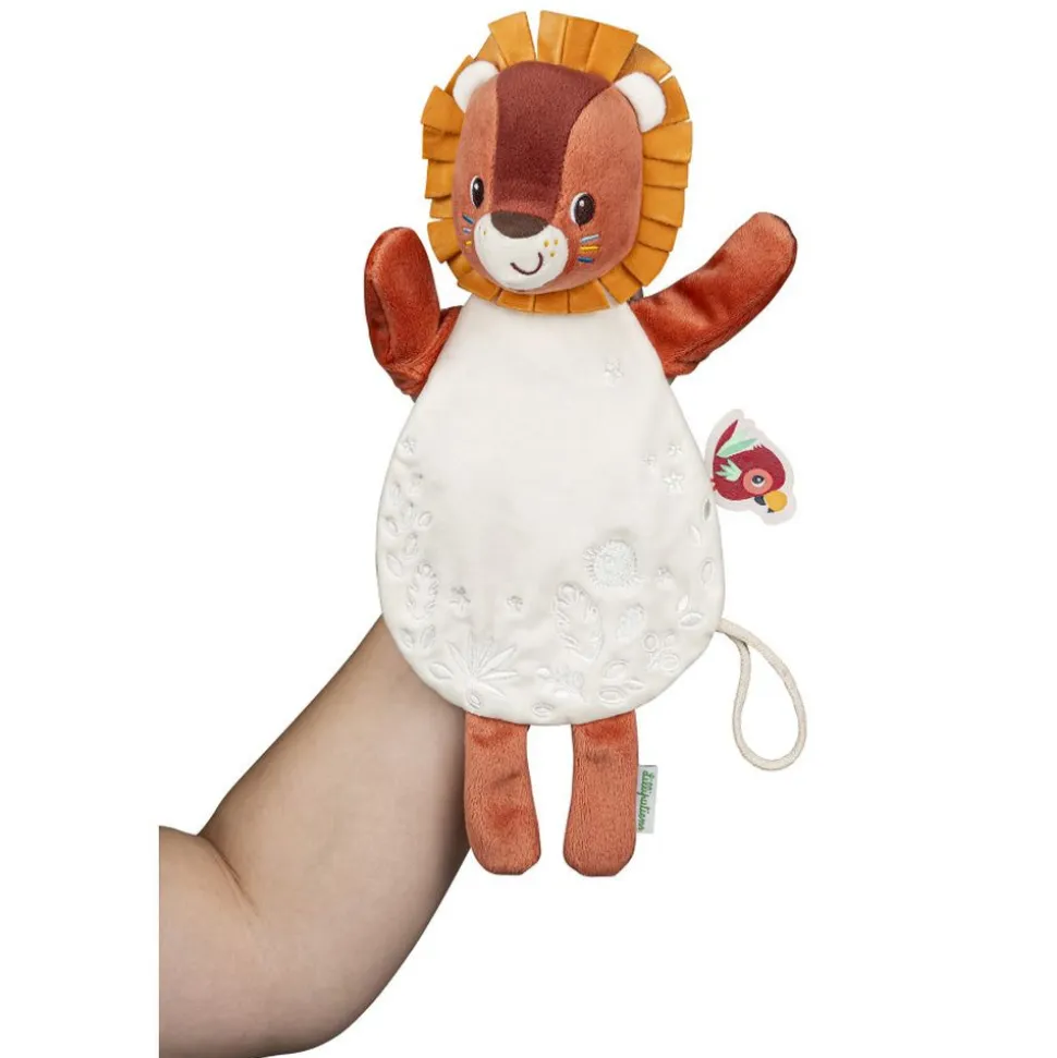 Doudou marionnette phosphorescente jack le lion