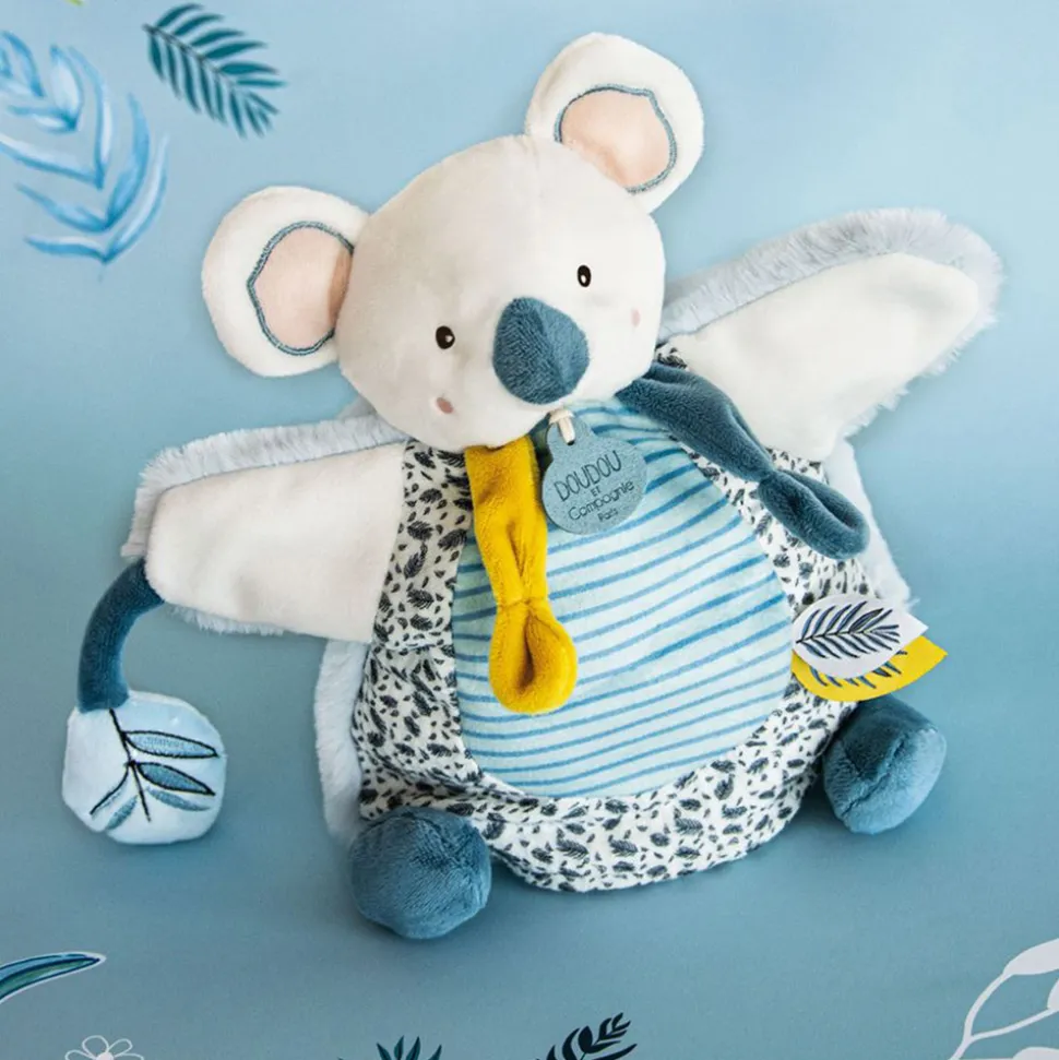 Doudou marionnette yoca le koala 25 cm