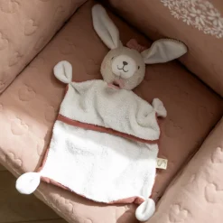 Doudou mouchoir plat petit coeur