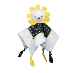 Doudou mouchoir pluche et pompon