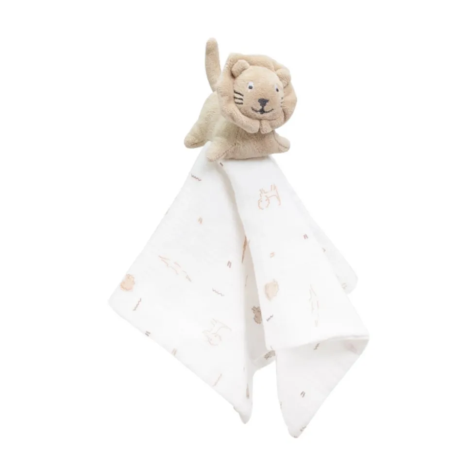 Doudou mouchoir tam tam lion