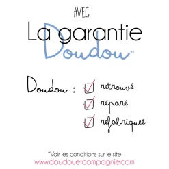 Doudou ours petit chou