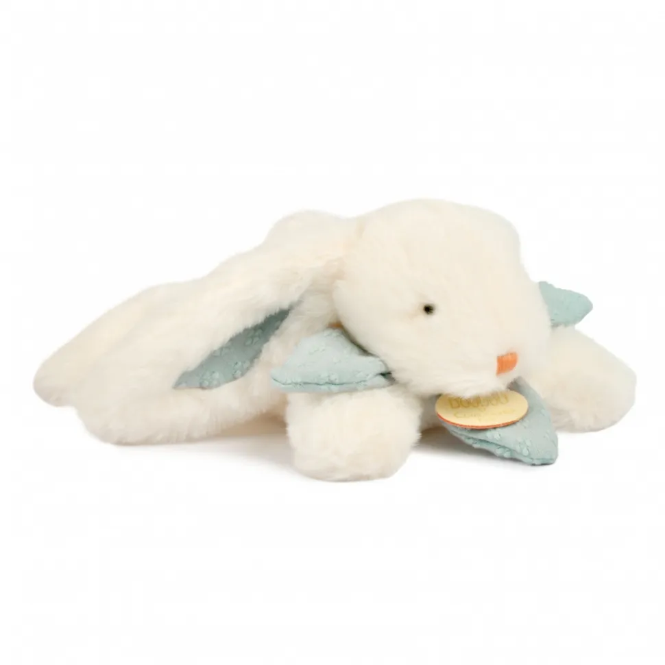 Doudou pantin lapin bonbon 20 cm bleu gris