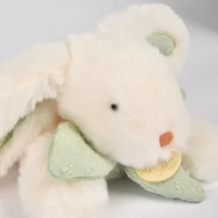 Doudou pantin lapin bonbon 20 cm sauge