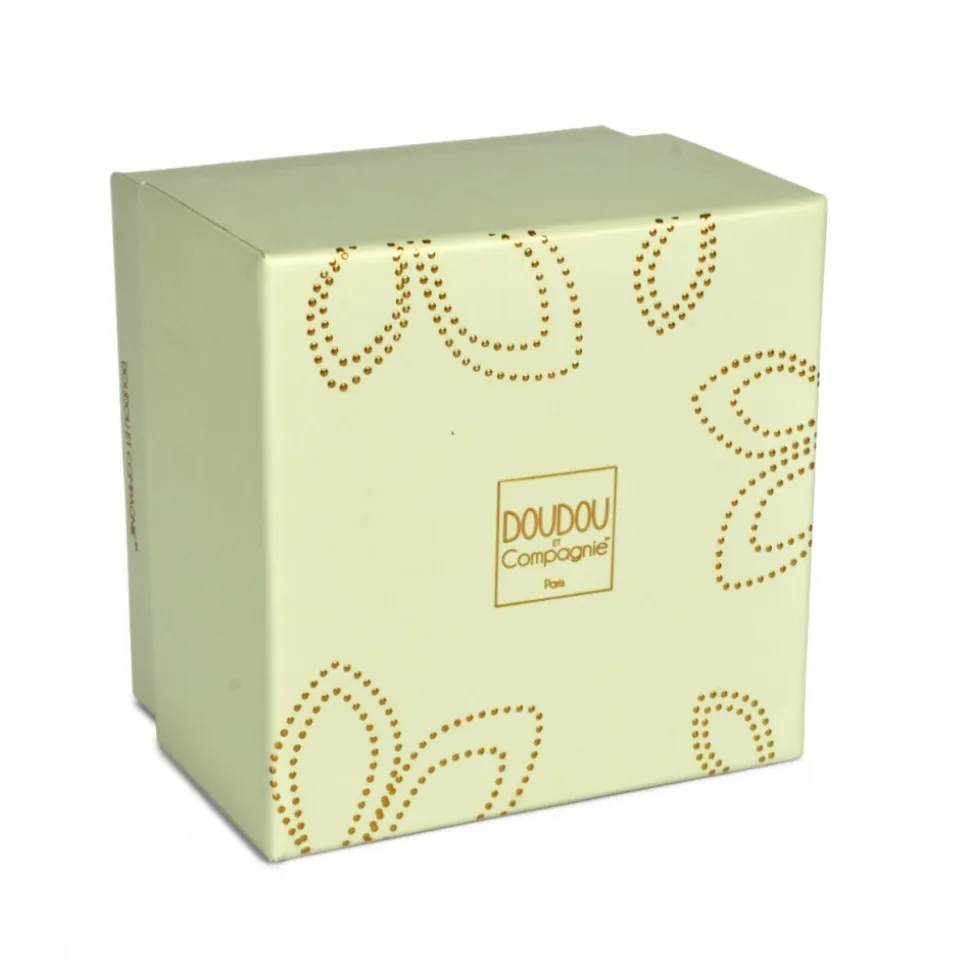 Doudou pantin lapin bonbon 20 cm sauge