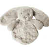 Doudou peluche lapin 30 cm - crème