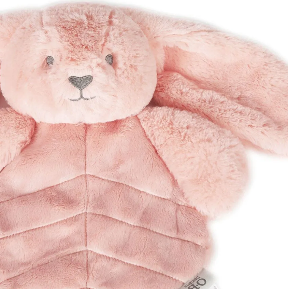 Doudou peluche lapin 30 cm - rose