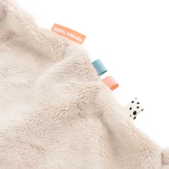 Doudou plat attache sucette lalee sable
