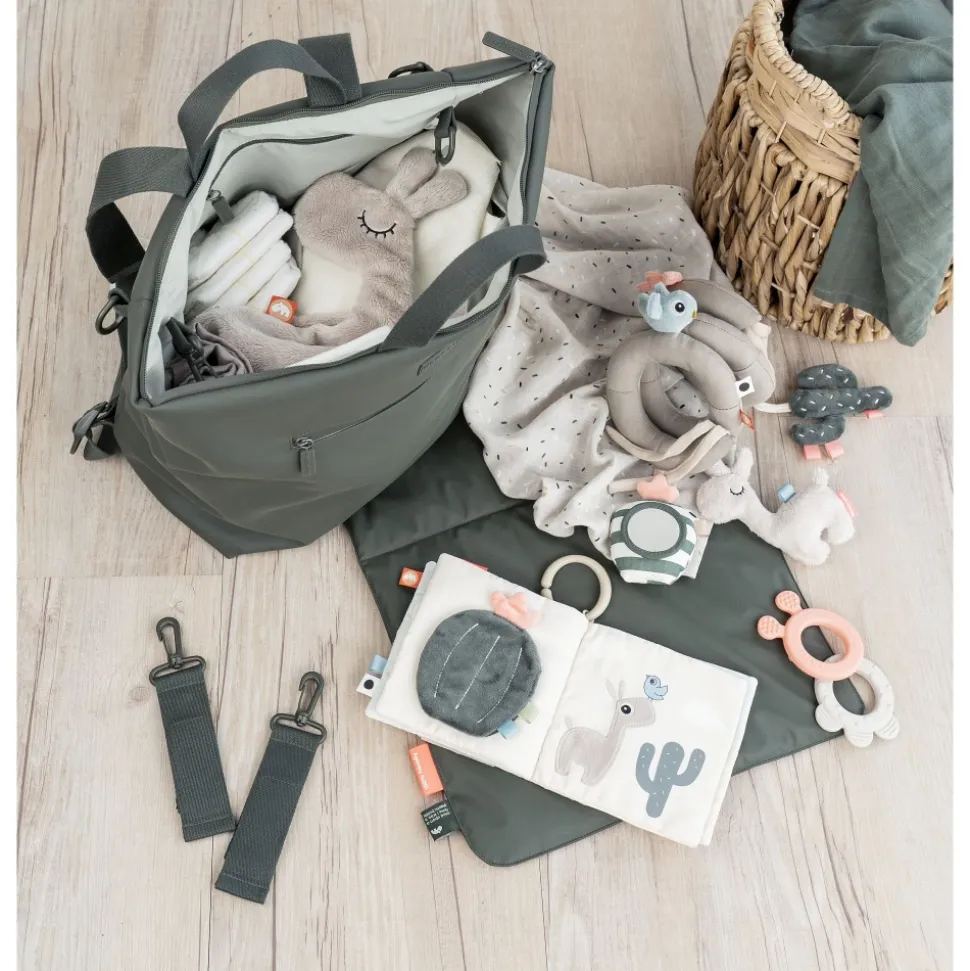 Doudou plat attache sucette lalee sable