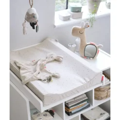 Doudou plat attache sucette lalee sable