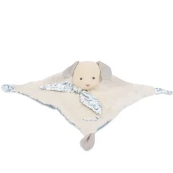 Doudou plat botanic chien bleu