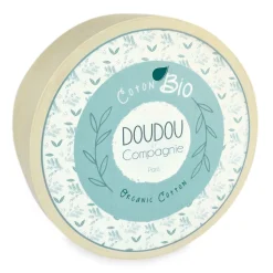Doudou plat botanic chien bleu