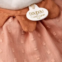 Doudou plat 29 cm mina la renarde