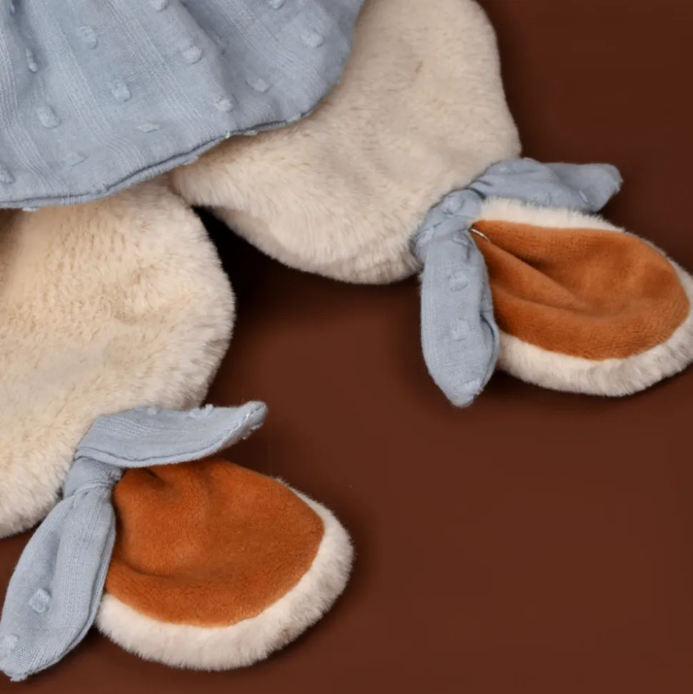 Doudou plat 29 cm timo le renard