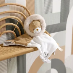 Doudou plat ernest le lion