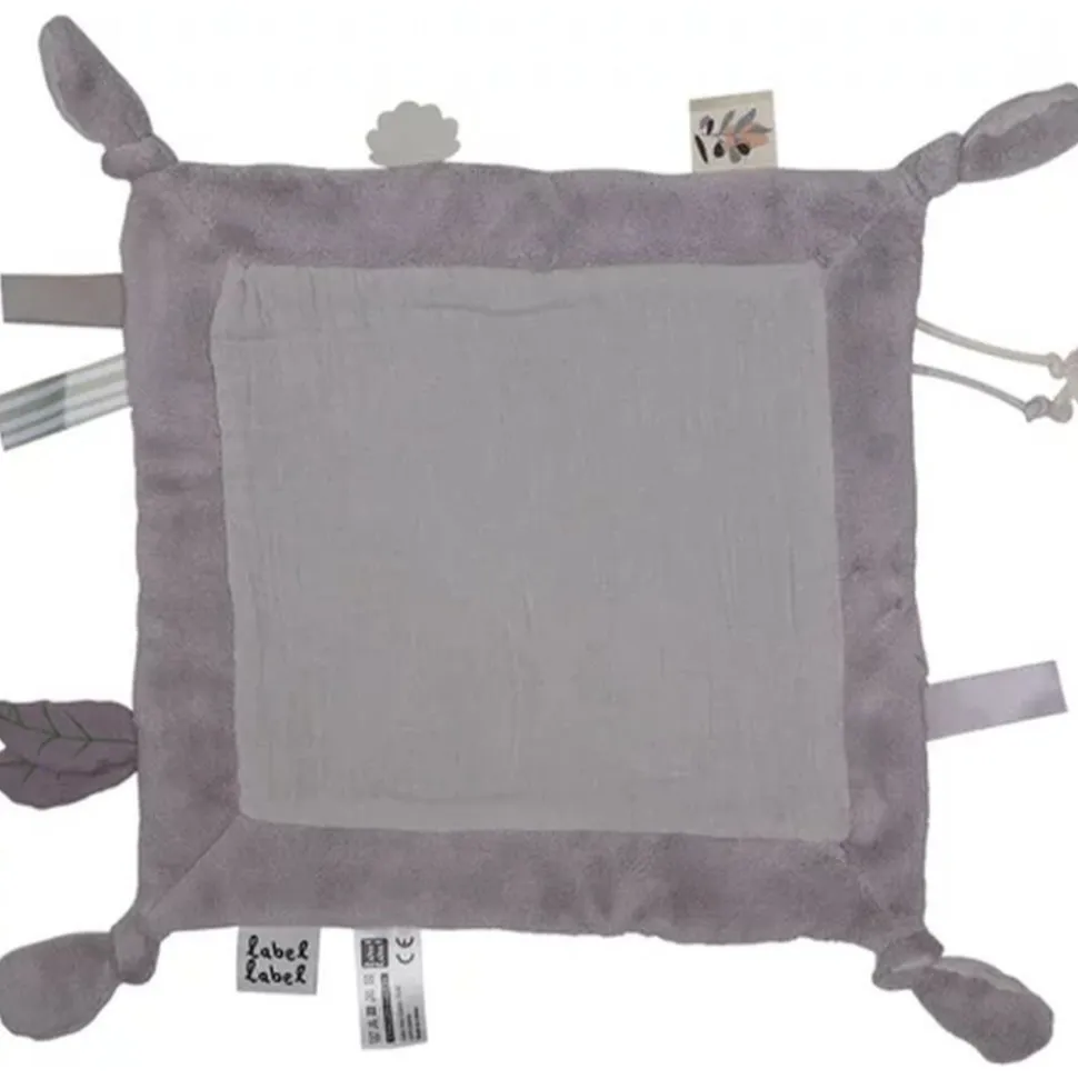 Doudou plat gris clair