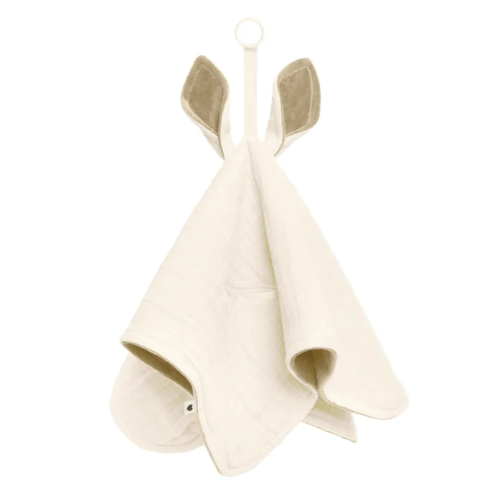 Doudou plat kangourou ivory