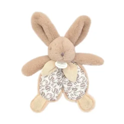 Doudou plat lapin beige sable lapin doudou 18 cm