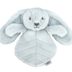 Doudou plat lapin 30 cm - bleu ciel