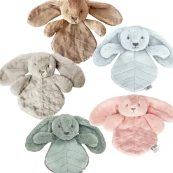 Doudou plat lapin 30 cm - sauge