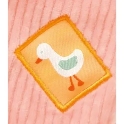 Doudou plat lapin rose