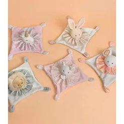 Doudou plat les chouchoux 20 cm chat