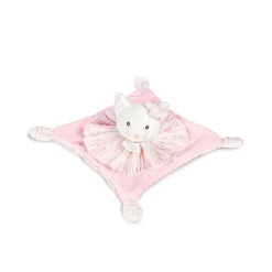 Doudou plat les chouchoux 20 cm chat