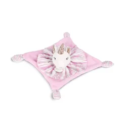 Doudou plat les chouchoux 20 cm licorne