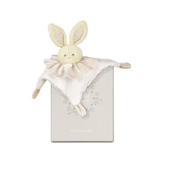 Doudou plat les chouchoux 20 cm lapin