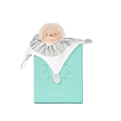 Doudou plat les chouchoux 20 cm lion
