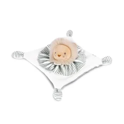 Doudou plat les chouchoux 20 cm lion