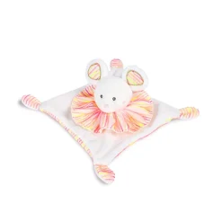 Doudou plat les chouchoux 20 cm souris